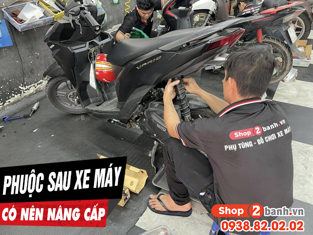 Vì sao cần nâng cấp phuộc sau cho xe máy - 1