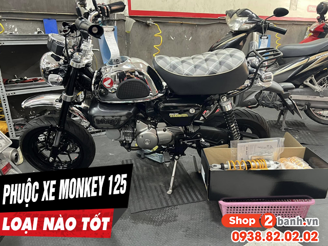 Nên chọn mua phuộc sau xe honda monkey 125 loại nào tốt - 1