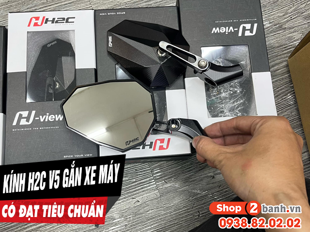 Kính kiểu h2c v5 gắn xe máy có đủ tiêu chuẩn 2026 không - 1