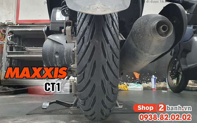Yamaha grande thay vỏ maxxis ct1 có bám đường tốt không  - 3