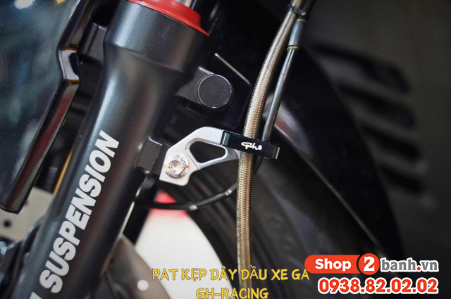 Pát kẹp dây dầu gh racing bên trái - 3