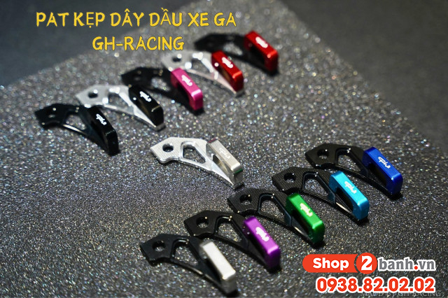 Pát kẹp dây dầu gh racing bên trái - 1