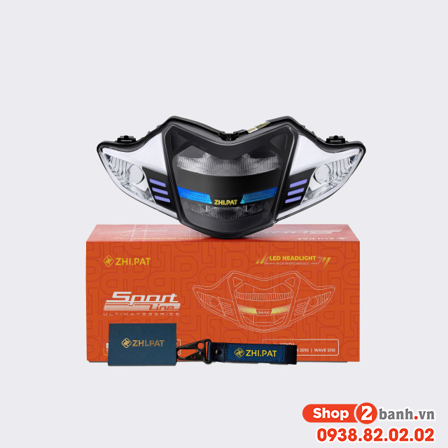 Đèn led 2 tầng zhipat sportline cho wave s 110 rs 110 rsx 110i rsx at blade 110 - 1
