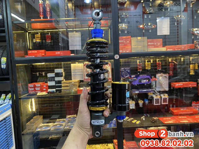 Phuộc nitron bình dầu dưới cho vario click mẫu mới chính hãng việt nam - 2