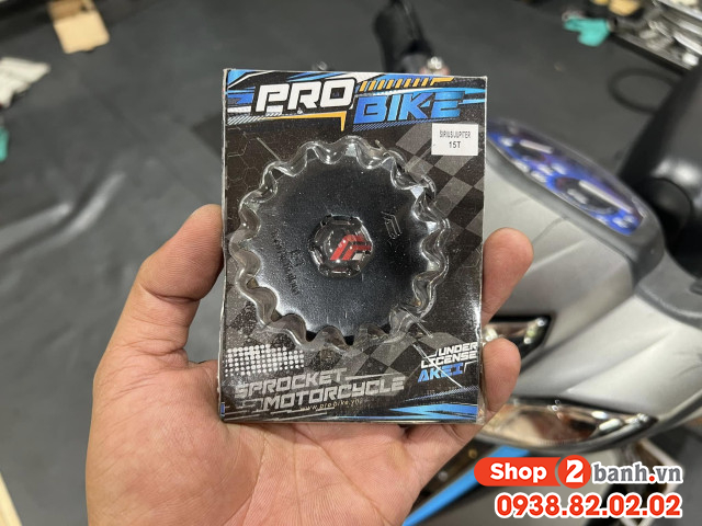 Bộ nhông sên dĩa pro-bike cho sirius 15t - 36t- sên 428  - 4