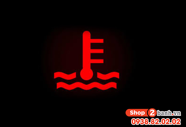 Đèn báo nhiệt độ nước làm mát xe stylo 160 bật sáng màu đỏ là do đâu - 6