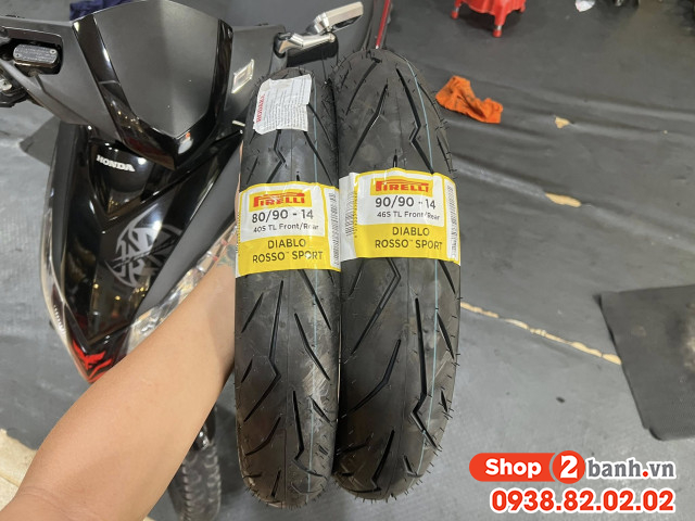 Lốp pirelli diablo rosso sport 8090-14 - 9090-14 - 1