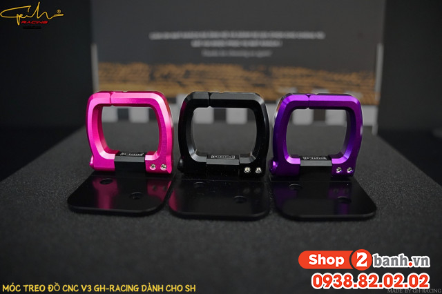 Móc treo đồ gh racing v3 cho honda sh - 2