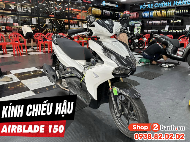 Tổng hợp kính chiếu hậu đẹp cho air blade 150 mới hiện nay - 1