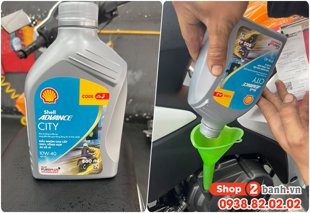 Nhớt shell advance city có tốt không thay cho xe nào phù hợp - 3