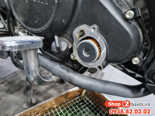 Lọc nhớt yamaha exciter 155-150 nằm ở đâu thay giá bao nhiêu - 2