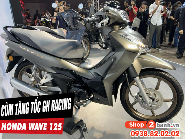 Xe wave 125i thay cùm tăng tốc gh-racing có phù hợp - 1