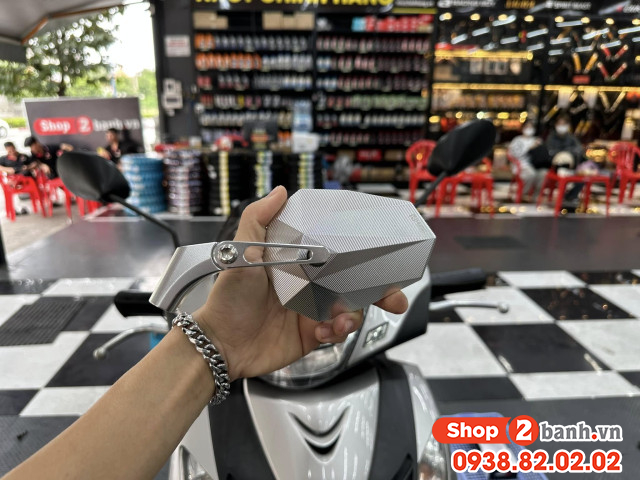Tổng hợp kính chiếu hậu đẹp cho xe wave 125i mới hiện nay - 5
