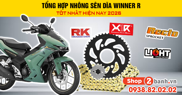 Tổng hợp nhông sên dĩa winner r tốt hiện nay 2026 - 1