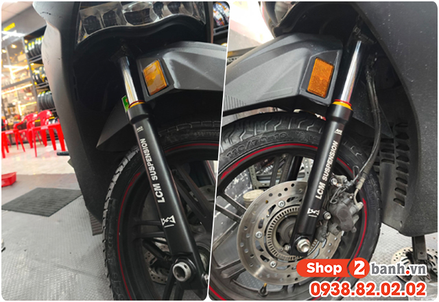 Tư vấn lên phuộc trước lcm cho sh350i có tốt không - 4