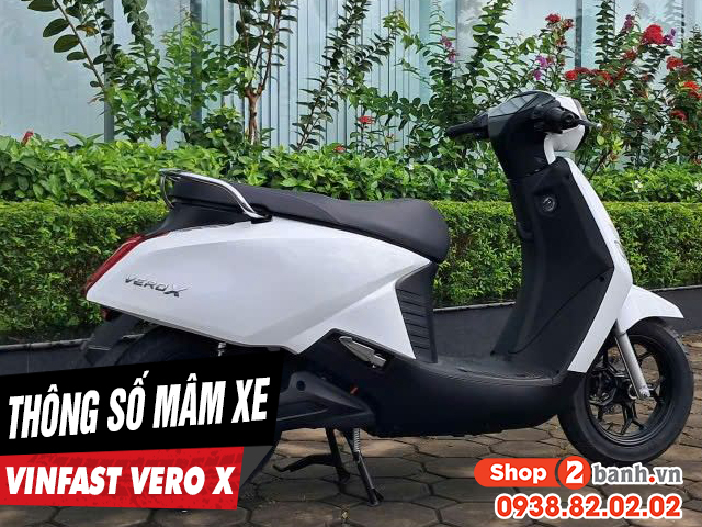Thông số mâm xe điện vero x là bao nhiêu inch - 1