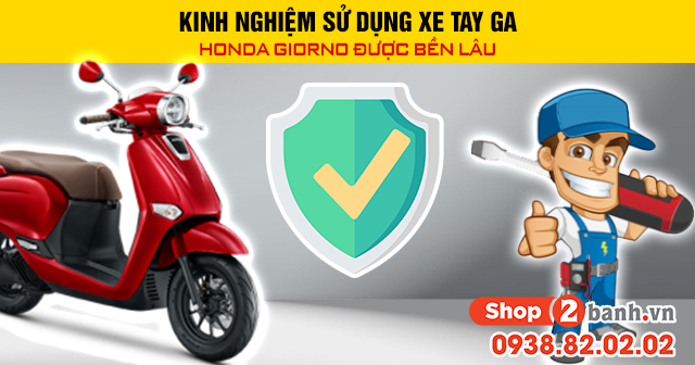 Kinh nghiệm sử dụng xe 32 Win game nhà cái trực tuyến honda giorno được bền lâu - 1