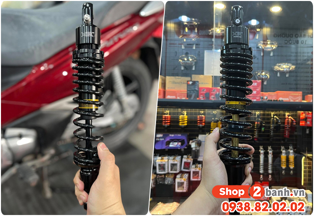 Thay nhún giảm xóc sau xe điện feliz 2025 2 pin giá bao nhiêu - 3