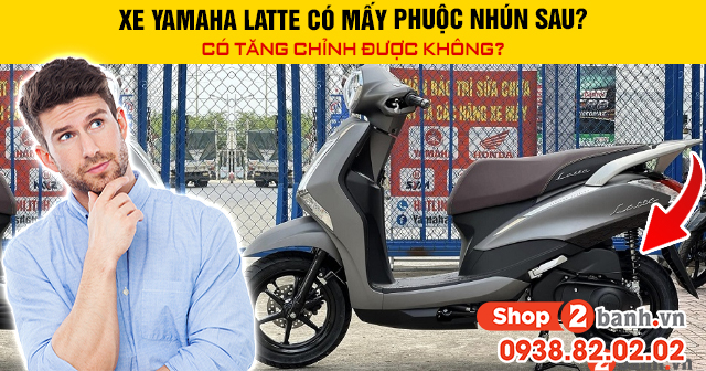 Xe latte có mấy phuộc nhún sau có tăng chỉnh được không - 1
