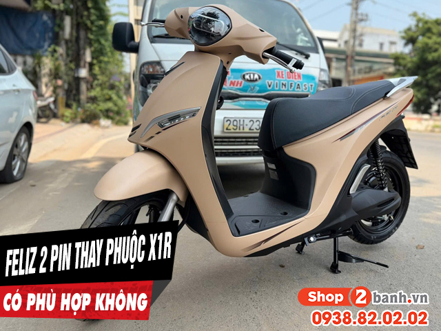 Tư vấn lên phuộc rcb cho feliz 2025 2 pin có phù hợp không - 1