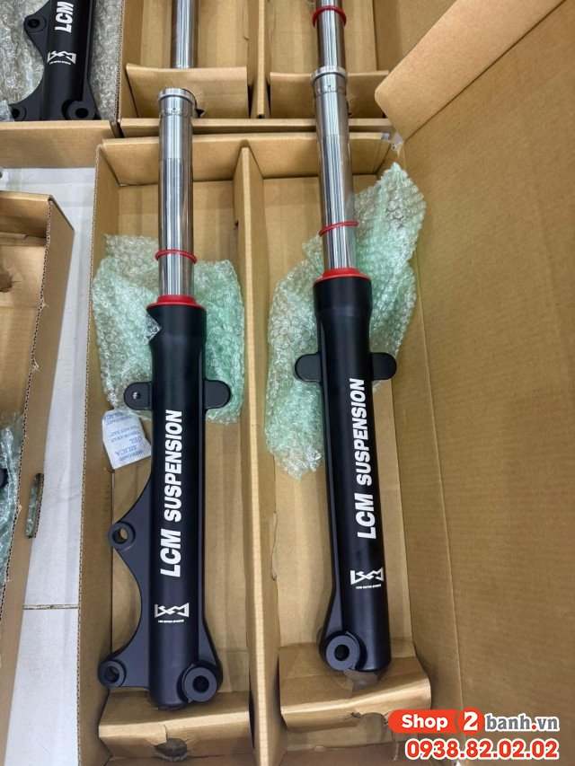 Phuộc trước lcm 4s cho exciter 135 heo 1 pis - 1