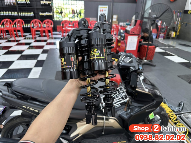 Phuộc sau xe yamaha nmax 155 bị cứng ít nhún phải làm sao - 4