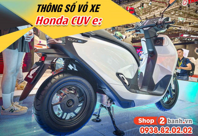 Thông số vỏ xe điện honda cuv e bao nhiêu thay vỏ nào phù hợp - 1