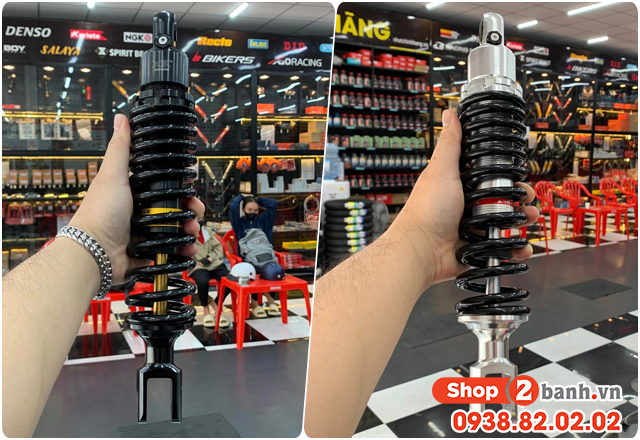 Phuộc sau honda uc3 ít nhún chạy tưng xe phải làm sao - 3