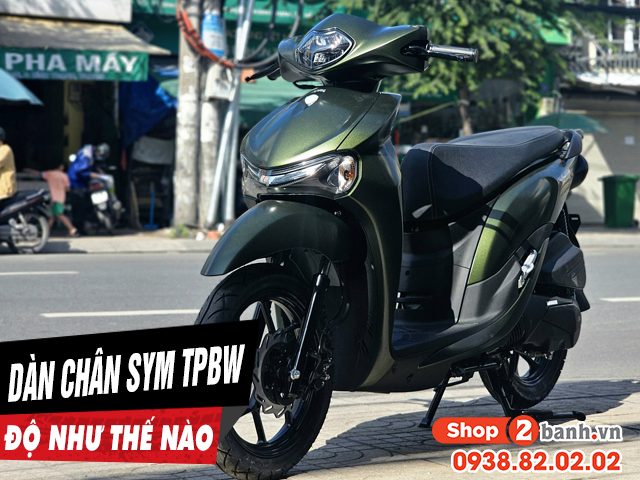 Tư vấn dàn chân xe sym tpbw độ như thế nào đẹp - 1