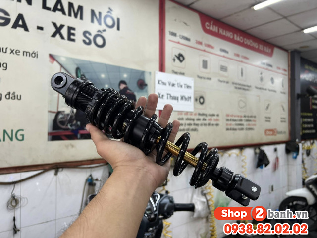 Phuộc sau honda uc3 ít nhún chạy tưng xe phải làm sao - 10