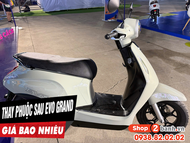 Thay nhún giảm xóc sau xe điện evo grand giá bao nhiêu - 1