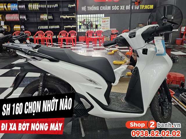 Chọn nhớt gì để xe sh 160i chạy xa bớt nóng máy - 1