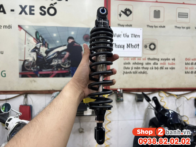Phuộc sau sym tpbw 125 ít nhún chạy tưng xe phải làm sao - 7