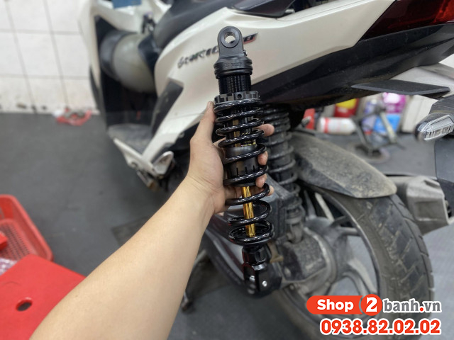 Phuộc sau sym tpbw 125 ít nhún chạy tưng xe phải làm sao - 10
