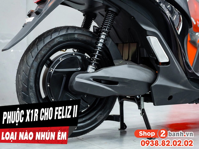 Phuộc x1r cho xe feliz ii loại nào chạy nhún êm - 1