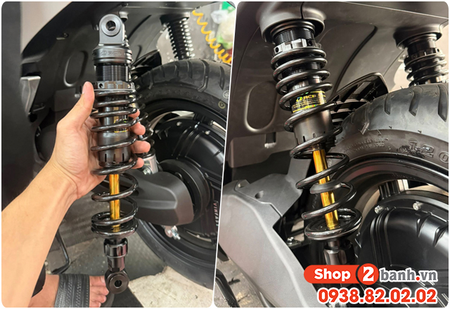 Phuộc sau xe feliz ii hơi yếu nên thay phuộc loại nào tốt hơn - 6