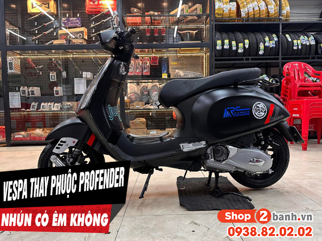 Phuộc prodenfer cho xe vespa sprint nhún có êm không - 1
