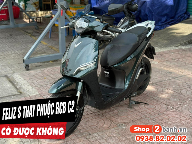 Phuộc rcb c2 320mm gắn cho xe điện feliz s có được không - 1