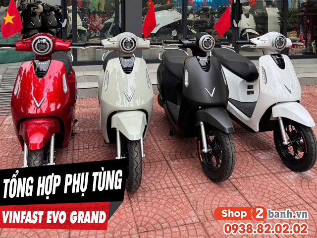 Tổng hợp phụ tùng xe điện evo grand mới 2026 tại shop2banh - 1