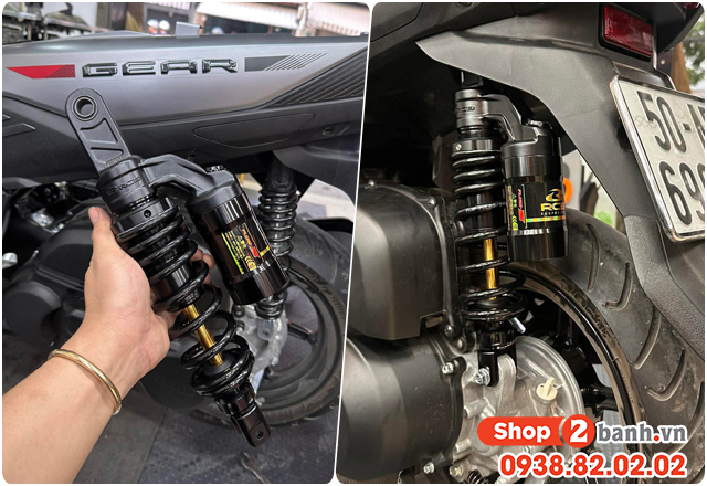 Phuộc rcb cho xe yamaha gear loại nào chạy nhún êm - 2
