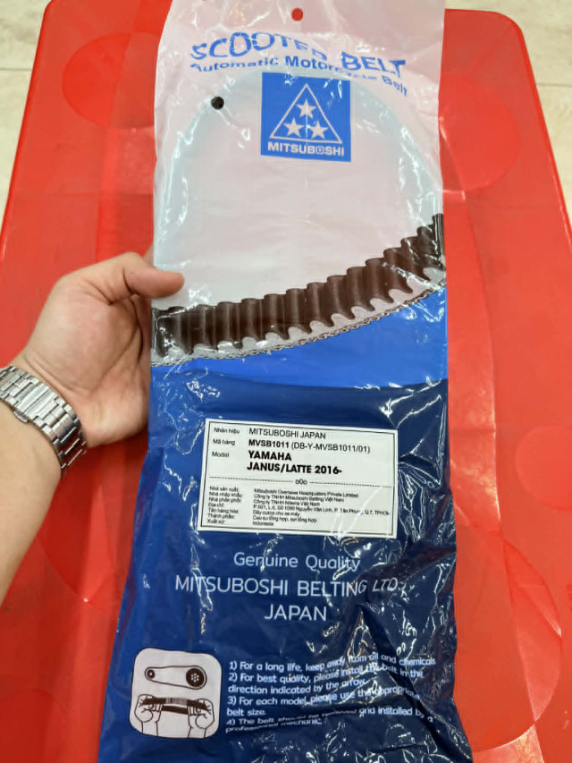 Dây curoa mitsuboshi cho yamaha janus latte mvsb1011 - 1