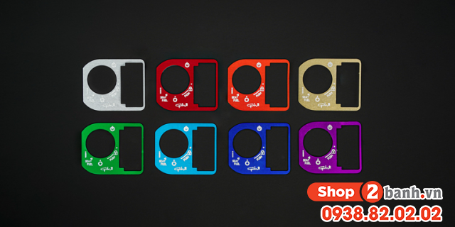 Miếng dán ổ khoá smartkey gh racing nhôm cnc - 1