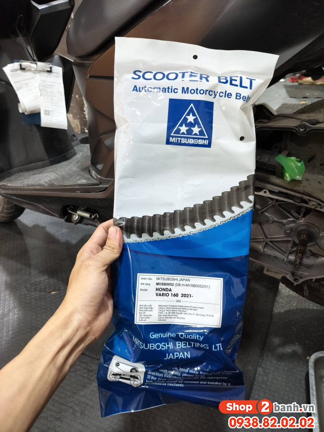 Dây curoa mitsuboshi cho vario 160 pcx 160 mvsb0052 - 2