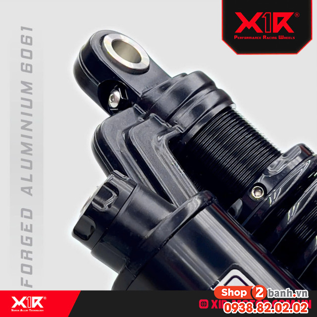 Phuộc x1r x plus ty vàng bình dầu cho air blade 2val chính hãng - 2