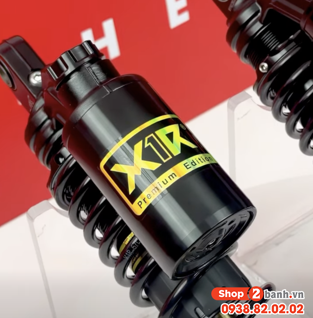 Phuộc x1r x pro bình dầu ty vàng cho air blade 4val 125-160 chính hãng - 2