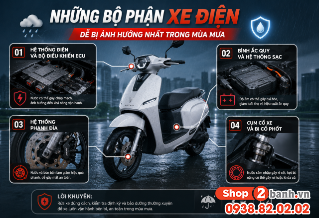 32Win.com hiện đang mở xe điện mùa mưa thế nào đúng cách - 2