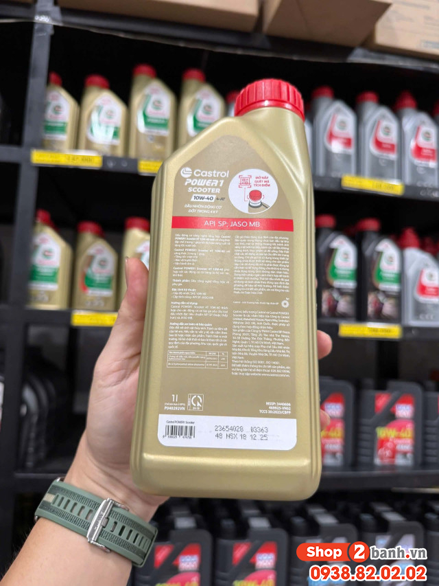 Nhớt castrol power 1 scooter 10w40 1l dành cho xe 32 Win game nhà cái trực tuyến - 2
