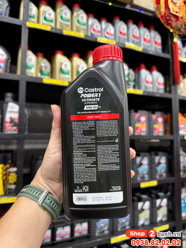 Nhớt castrol power 1 ultimate superbike 10w50 dành cho các 32Win11 giaitri tructuyen số phân khối lớn - 2