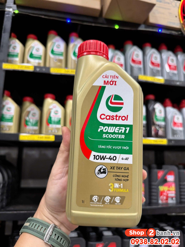 Nhớt castrol power 1 scooter 10w40 1l dành cho xe 32 Win game nhà cái trực tuyến - 1