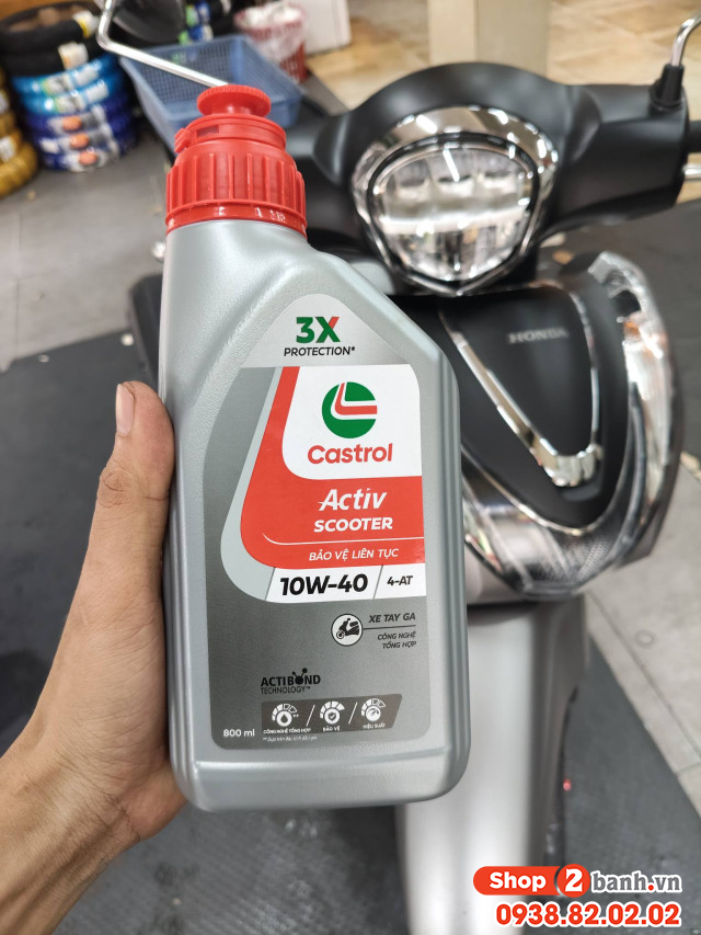 Nhớt castrol activ scooter 10w40 08l dành cho xe 32 Win game nhà cái trực tuyến - 3
